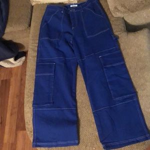 Royal Blue Cargo Pants